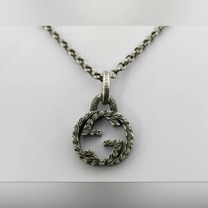 Gucci interlocking GG pendant necklace